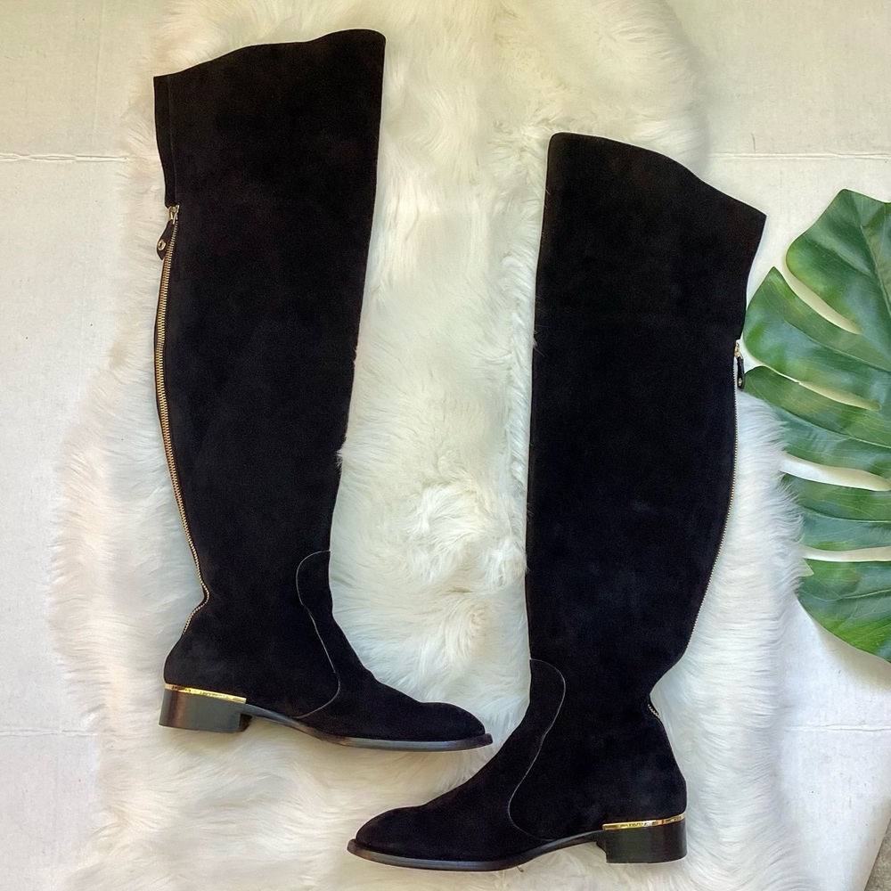 Louis Vuitton Black Over the Knee Boots - Picture 4 of 16